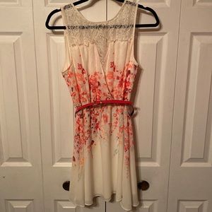 Floral juniors dress